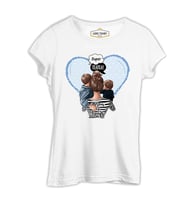Mom of Boys Anneler Günü Beyaz Kadın Tshirt