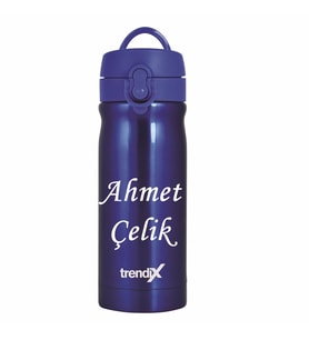 İsme Özel Termos 350Ml. Trendix Neon Mavi