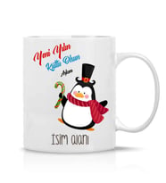 Yılbaşı Hediyesi Yeni yıl Hediyesi Çay Kahve Kupa Bardak-Happy christmas-Mutlu yıllar-2024-007