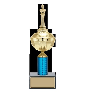 ODAK KUPA - Figürlü Kupalar - Satranç Figürlü Kupalar FG-051 C - 34 cm