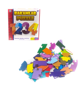 Puzzle Rakamlar Matematik İşaretleri 50 Parça