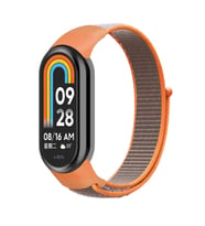 Microsonic Xiaomi Mi Band 9 Hasırlı Kordon Woven Sport Loop Turuncu (Turuncu)