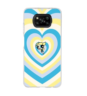 Poco X3 PRO / X3 NFC Uyumlu Powerpuff Bubbles Tasarımlı Şeffaf Telefon Kılıfı