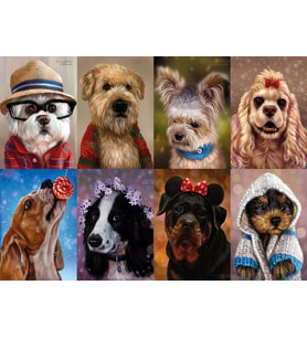Nova 1000 Parça Puzzle - Sevimli Köpek Yavruları