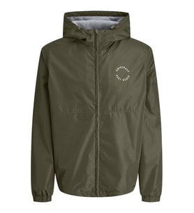 Jack & Jones JORBILLYBURG Light Hood Jacket – Kapüşonlu Hafif Suya Dayanıklı Erkek Mont, Günlük Şık Kullanım (Yeşil)