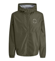 Jack & Jones JORBILLYBURG Light Hood Jacket – Kapüşonlu Hafif Suya Dayanıklı Erkek Mont, Günlük Şık Kullanım (Yeşil)