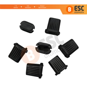 Renault Peugeot Dacia Opel İçin 10 Adet SİYAH Taban Klipsi 699796