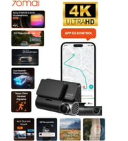 70MAI A810S Ön Kamera + RC24 Arka Kamera 4K Ultra HD Geniş Açı ile Yüksek Çözünürlük