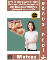 #GöğüsPedi Nipple Pad Dekolte Uyumlu Yapışkanlı Yeniden Kullanılabilir Göğüs Ucu Kapatıcı Silikon