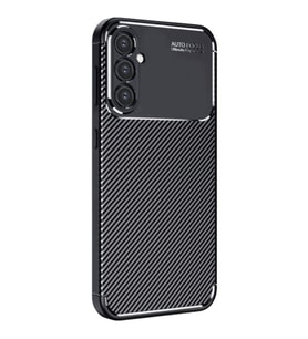 Samsung Galaxy A16 5G Kılıf Auto Focus Karbon Kapak - Siyah