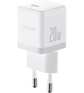 20W Hızlı Şarj Cihazı, Palm 1C USB-C Duvar Adaptörü, BCT Soğutma Teknolojisi ve Akıllı Çip Koruması, Kompakt Şarj Başlığı, Beyaz