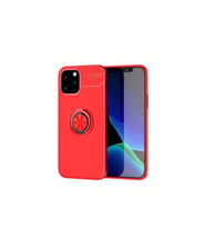 Apple iPhone 12 Pro Max Uyumlu Kılıf Zore Ravel Silikon Kapak (Kırmızı)