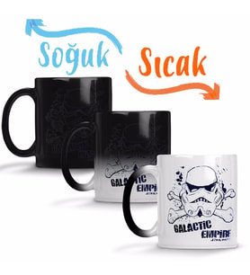 Star Wars Galactic Empire Sihirli Kupa Bardak Porselen
