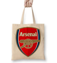 Arsenal Logo Bez Çanta Uzun Saplı