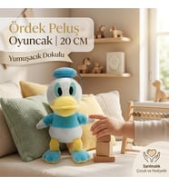 Ördek Peluş Oyuncak 20 CM – Yumuşacık Dokulu Sevimli Mini Peluş Sarılmalık