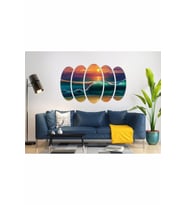 DALGA GÜN BATIMI SAHİL DİGİTAL ART MDF TABLO-2949
