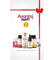Erbatab Avantaj Paketi 1 (Magnezyum, D3K2, B12 - B9, Omega, Demir)