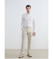 LCWAIKIKI Classic Bej Dar Kalıp Erkek Chino Pantolon