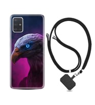 Samsung a71 A72 A73 A7 A9 2018 C7 C9 Kılıf Boyun Askılı Silikon Kartal 1622