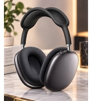 Dunspin Pods Max Kablosuz Bluetooth Kulak Üstü Kulaklık Siyah Taşıma Çantalı