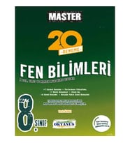 Okyanus Yayınları 8. Sınıf Fen Bilimleri Master 20 Deneme 
