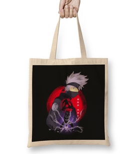 Kakashi Hatake Hero of the Copy Wheel Eye Bez Çanta Uzun Saplı