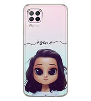 Huawei Ezgi Tasarımlı Şeffaf Telefon Kılıfı