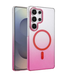Durukar® Samsung Galaxy S24 Ultra Glossy Magsafe Kapak - Pembe