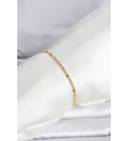 CM 14K Gold Renk Burgu Zincirli Model Kadın Bileklik - TJ-BB8286