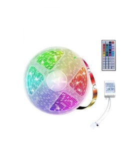 Mey İthalat® RGB Neon Şerit Led Lamba 10 Metre İç Mekan Tasarımına Uygun