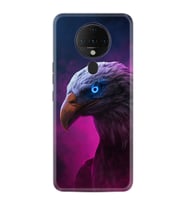 Tecno Spark 6 Kılıf Silikon Desen Kartal 1622