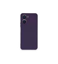 Vivo Y16 Kılıf Nano içi Kadife Silikon - Mor