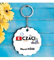 Eczacılara Özel İsimli Anahtarlık