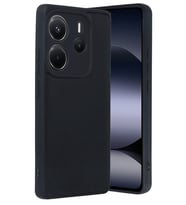 Redmi Note 14 4G Kılıf Şık Tasarımlı Premium Aras Deri Kapak (Siyah)