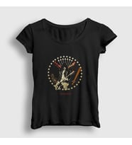 Presmono Kadın Siyah John Cummings Ramones T-Shirt 169721tt
