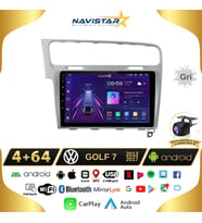Vw Golf 7 Gri Çerçeve 4GB + 64GB Kablosuz Carplay Android 13 Navigasyon Multimedya Sistemi
