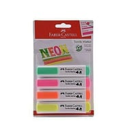 Faber Castel Tekstil Markör 4'lü Neon 159591