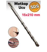 GFB2015 Sds Plus 15x210 mm Beton Delme Matkap Ucu 15x210 mm (Çok Renkli)