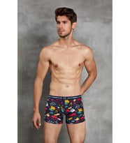 Erkek Metalik Boğa Desen Boxer 1849 (Çok Renkli)