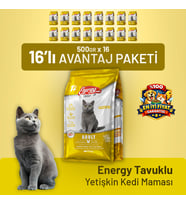 Tavuklu Yetişkin Kedi Maması - 16 Adet