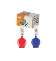 Sarff Yoyo Yuvarlak Kancalı Mavi Eko Mavi Klipsli Yoyo (25 Li Paket)