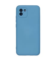 Samsung Galaxy A03 Kılıf Nano İçi Kadife Silikon - Mavi