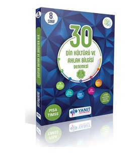 Yanıt Yayınları 8. Sınıf Din Kültürü Ve Ahlak Bilgisi Çözümlü 30 Deneme