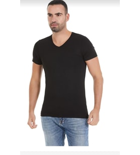YILDIZ 481 ERKEK BAMBU V YAKA KISA KOL ATLET 12 ADET