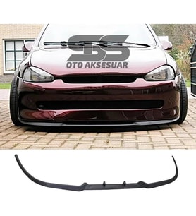 Opel Corsa B Cupra R Uyumlu Ön Lip Mat Siyah Ön Tampon Lip