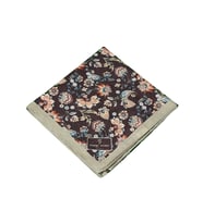 Mim Eşarp Prime Pamuk Çiçek Desenli Eşarp 90x90 cm (Vizon)
