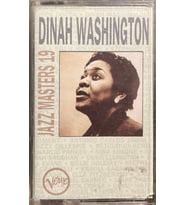 (Plak Değildir KASET tir) Dinah Washington Jazz Masters 19 Kaset