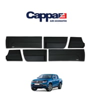 CAPPAFE Volkswagen Amarok Kapı Dodik Seti UV Katkılı (ABS) Mat Siyah 6 Parça 2012-2017