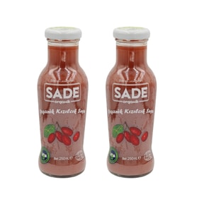 SADE ORGANİK KIZILCIK SUYU 250 GR. 2 Lİ