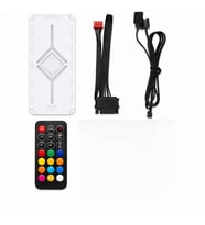 Argb Fan Ve Led Kontrolcü Hub Seti Uzaktan Kumandalı Beyaz ND2816W